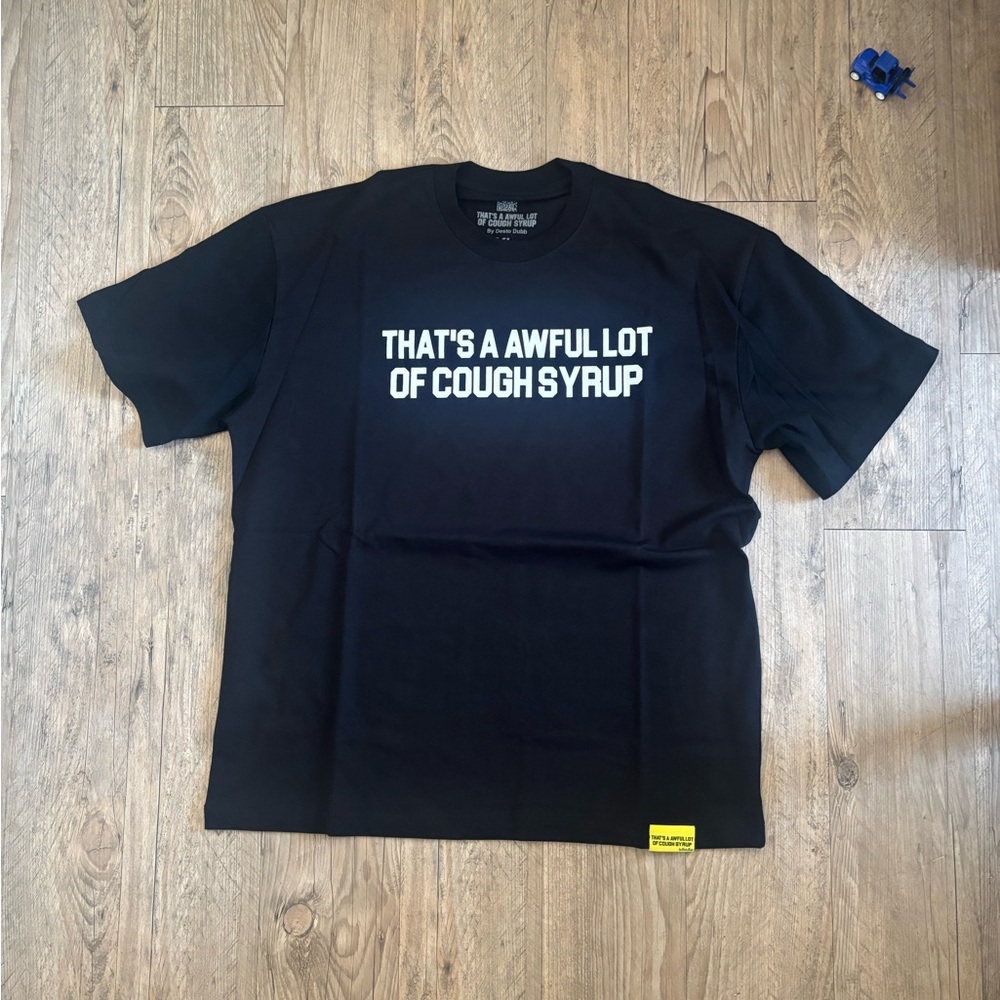 Black T-Shirt with Graphic Print